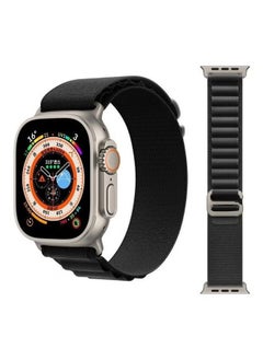 Generic 4Pack for Apple Watch Alpine Loop Band 49mm/45mm/44mm Nylon Woven Sport Strap Compatible with iWatch Series 10/Ultra/7/SE/6/5/4/3/2/8 /9/10White/Green/Orange/Black  - Image 3