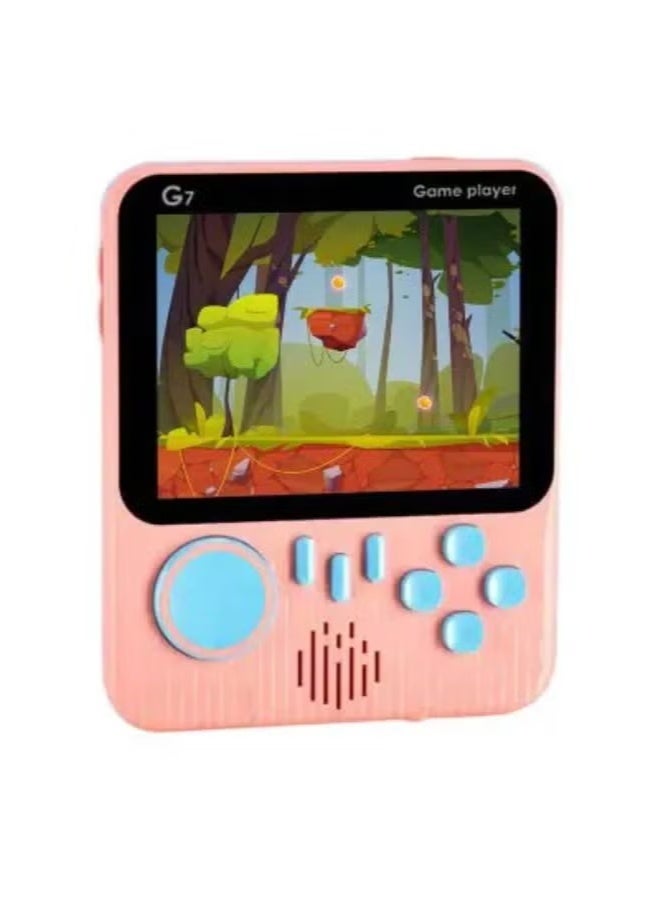 666 Games G7 3.5 Inch Screen Video Game Box Classic Games Handheld Gaming Players Portable Mini Pocket TV Retro Game Console Pink - Image 1
