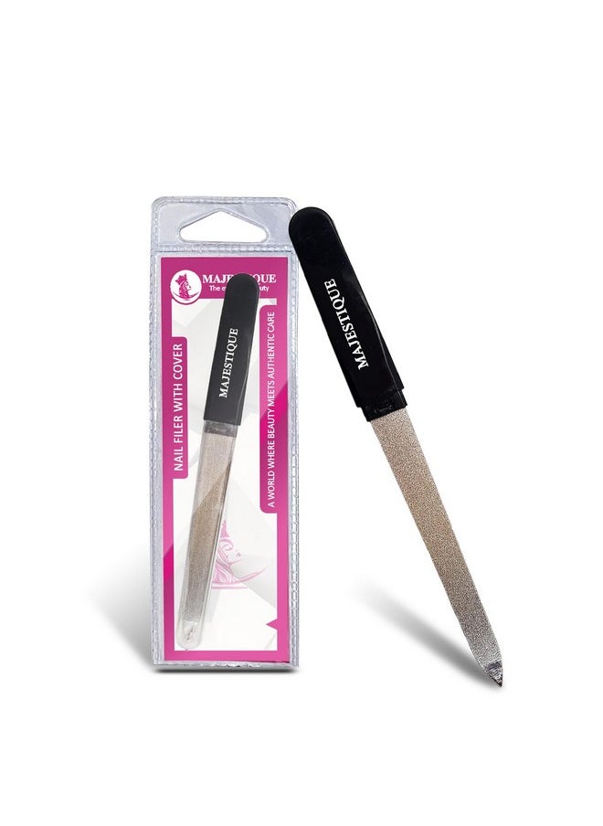 MAJESTIQUE Elite Accessories Twin Side Nail Files Great For Travel Or Home Use Multicolor  - Image 1