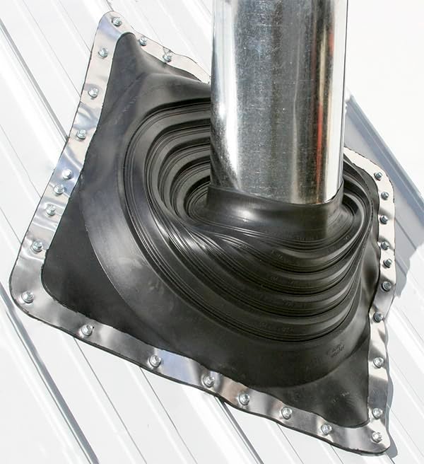 Oatey Closed to 5-3/4 in. Master Flash 8 in. x 8 in. Base Roof Flashing - Image 3