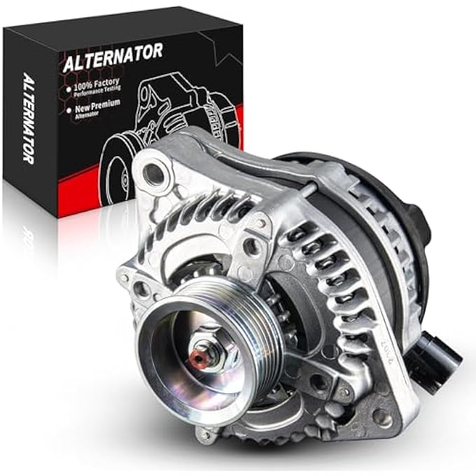 AOTPAT High Output Alternator for:-Acura RL 2005-2008,TL 2004-2008,MDX 2003-2009,for:-Honda Pilot Odyssey Ridgeline 2005 2006 2007 2008,3.2L,3.5L,3.7L,130AMP 12V OE#31100-RDJ-A01(1Pc) - Image 1