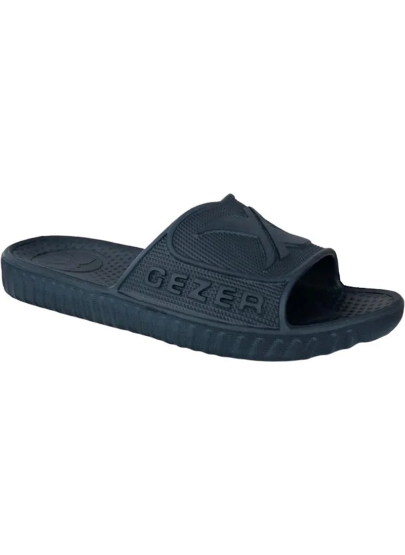 Gezer 12462 Navy Blue Men's Bathroom/Garden Slippers