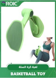 GROIC Thigh Master, Kegel Exercise, Inner Thigh Exerciser with 360° Rotation, Thigh Exerciser, Pelvic Floor Muscle Trainer, Thigh Workout Equipment, Thigh Exerciser for Women, Kegel Tightener (Green)  - Image 1