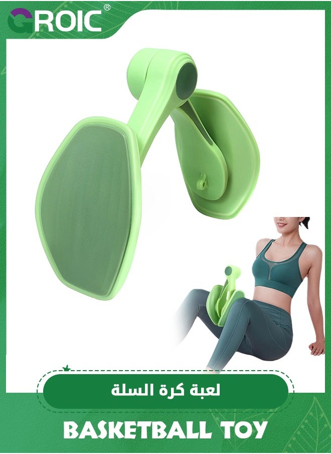 GROIC Thigh Master, Kegel Exercise, Inner Thigh Exerciser with 360° Rotation, Thigh Exerciser, Pelvic Floor Muscle Trainer, Thigh Workout Equipment, Thigh Exerciser for Women, Kegel Tightener (Green)  - Image 1
