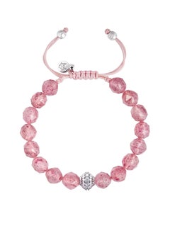 AWNL Women Drawstring Beaded Bracelet Of Cloud Berry Pink  - Image 5