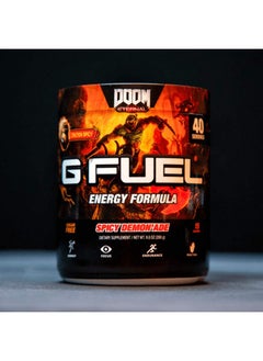 G Fuel G Fuel Watermelon Energy Powder, Sugar Free, Clean Caffeine Focus Supplement, Water Mix, Focus Amino, Vitamin + Antioxidants Blend, 9.8 oz (40 Servings)  - Image 2