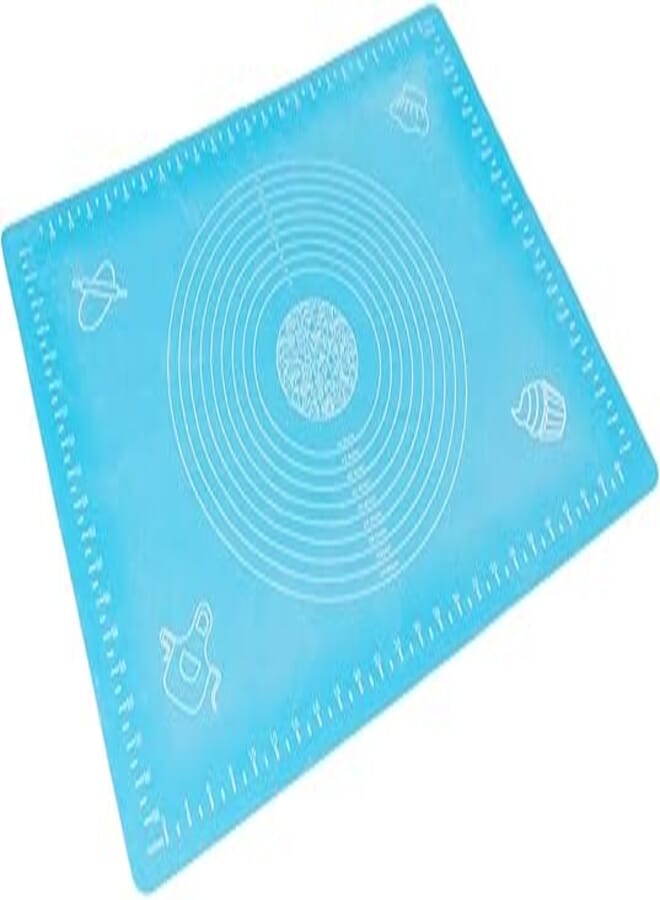 Cash Silicone Baking Mat for Pastry Rolling - Blue and White