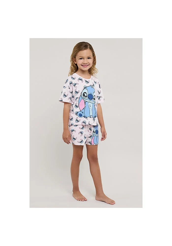 أر أند بي Stitch Print Shorty Pyjama Set