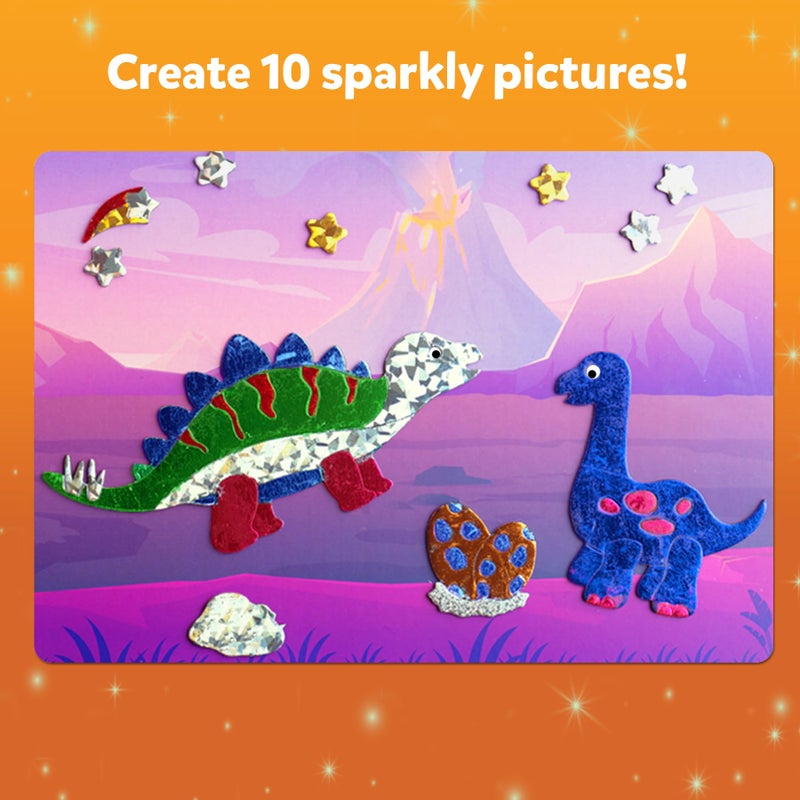 Skillmatics Foil Fun - Dinosaurs, No Mess Art for Kids, Craft Kits & Supplies, DIY Creative Activity, Travel Toys, Gifts for Boys & Girls Ages 4, 5, 6, 7, 8, 9 - Image 4