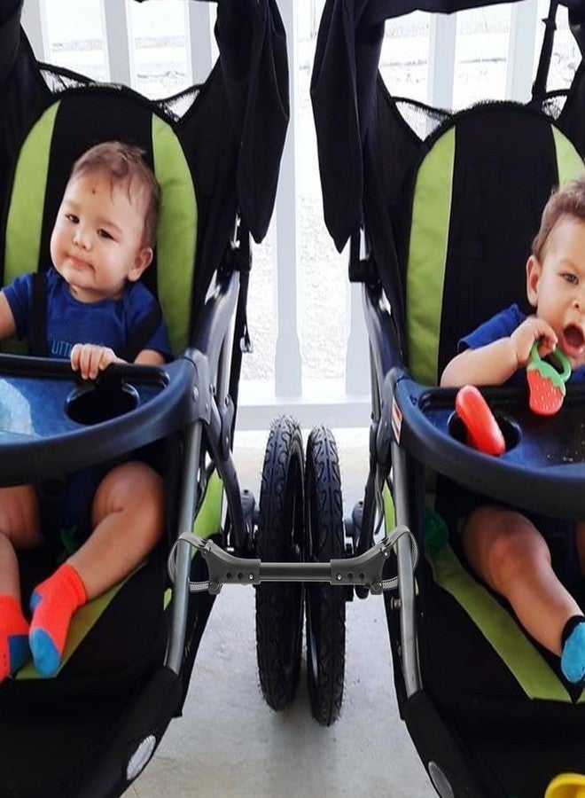 Toddmomy 3pcs Stroller Connector Side by Side: Universal Stroller Connector for Twins Car Accessories,7.9 * 1.2in - Image 2