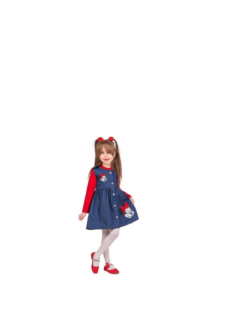 فستان بناتي قطعتين  - Image 1