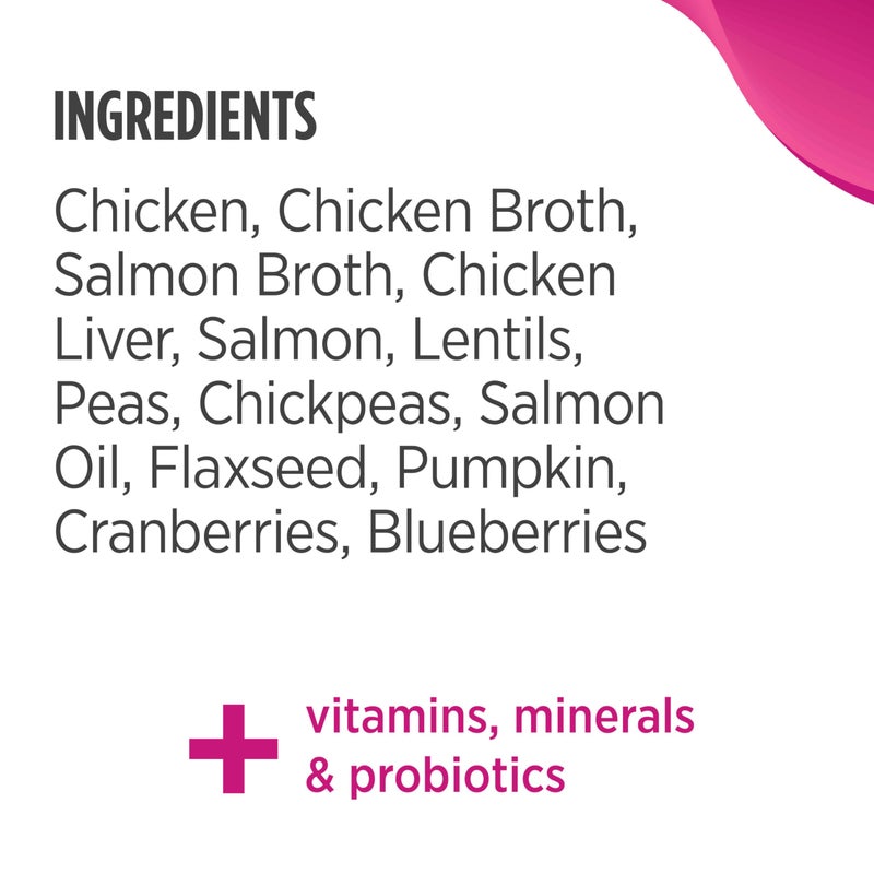 Nulo Grain-Free Chicken, Salmon, & Lentils Recipe Wet Canned Dog Food for Puppies, 13 Ounce, 12 Cans - Image 4