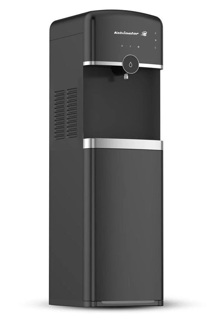 كلفينيتور كلفنيتور مبرد مياه ٣ حنفية باللمس بارد ساخن فاتر يعمل بل لمس قرورة من اسفل أسود YL1643S - Image 3