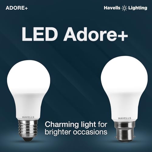 Havells 9w LED Bulb for Home & Office |B22 LED Bulb Base |Cool Day White Light (6500K) |4Kv Surge Protection |High Voltage Protection |Eco Friendly Energy Efficient | Pack of 1 - Image 2