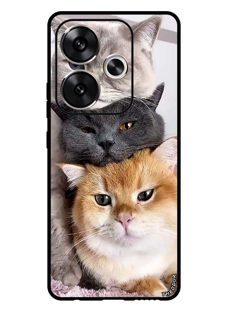 Theodor Protective Case Anti Scratch Shock Proof Bumper Cover For Xiaomi Redmi Turbo 3 Cats  - Image 1