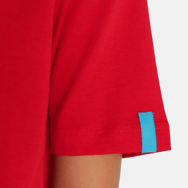 Arena Red Kids' Team Panel T-Shirt  | Best Price UAE