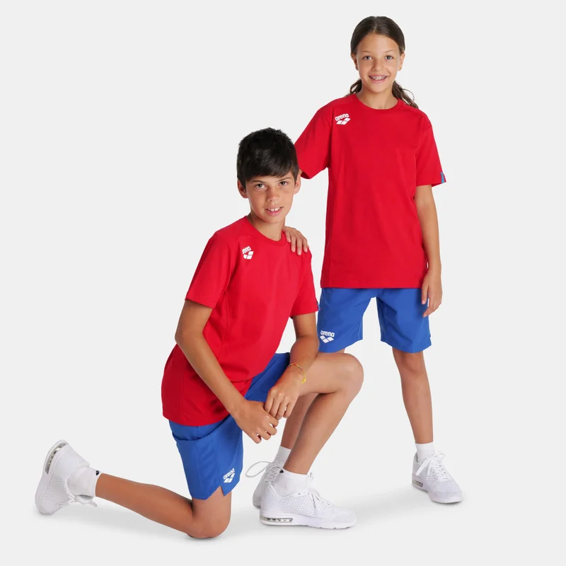 Arena Red Kids' Team Panel T-Shirt  | Best Price UAE