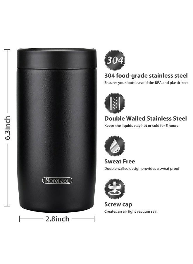 MoreFeel 4-in-1 Skinny Can Cooler Double Wall Stainless Steel Insulated Can Holder, Works With 12 Oz Slim Can,Standard Cans,Beer Bottles & As Pint Cups - Image 5