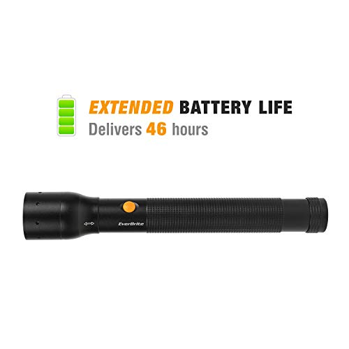 EverBrite Ultra Bright Tactical Flashlight 900 Lumen Zoomable Adjustable Focus 3 Light Modes HeavyDuty Aluminum Torch for Hurricane Supplies Camping Includes 3C Alkaline Batteries - Image 3