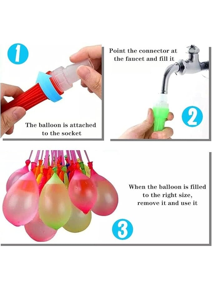 Colorful Water Balloons 111pcs bag Rapid-Filling Self-Sealing Easy Fill for Outdoor Family Party Friends Children Summer Fun - Image 5