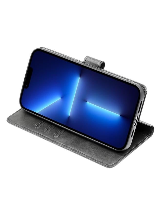 S-TOP Case For Realme 11 5G / 11x 5G Calf Texture Buckle Flip Leather Phone Case - Image 4