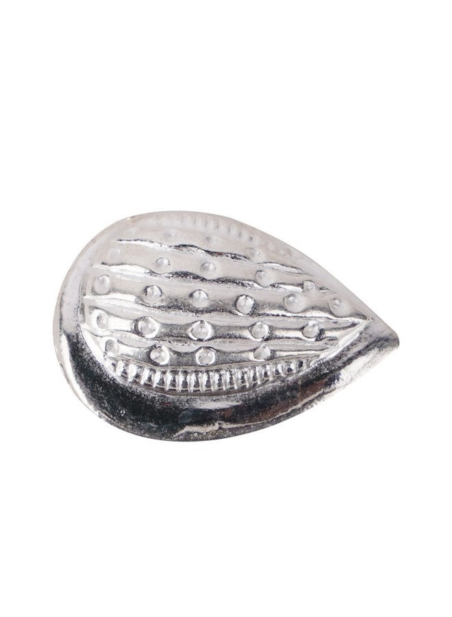 DHRUVS COLLECTION DHRUVS COLLECTION 925 Pure Silver Combo of 1 Paan ka Patta, 1 Anaar, 1 Badaam, 1 Supari, 1 Clove, and 11 Rice/Chawal ke Daane for Home Decor, Pooja, Gift Purpose & Donation  - Image 5
