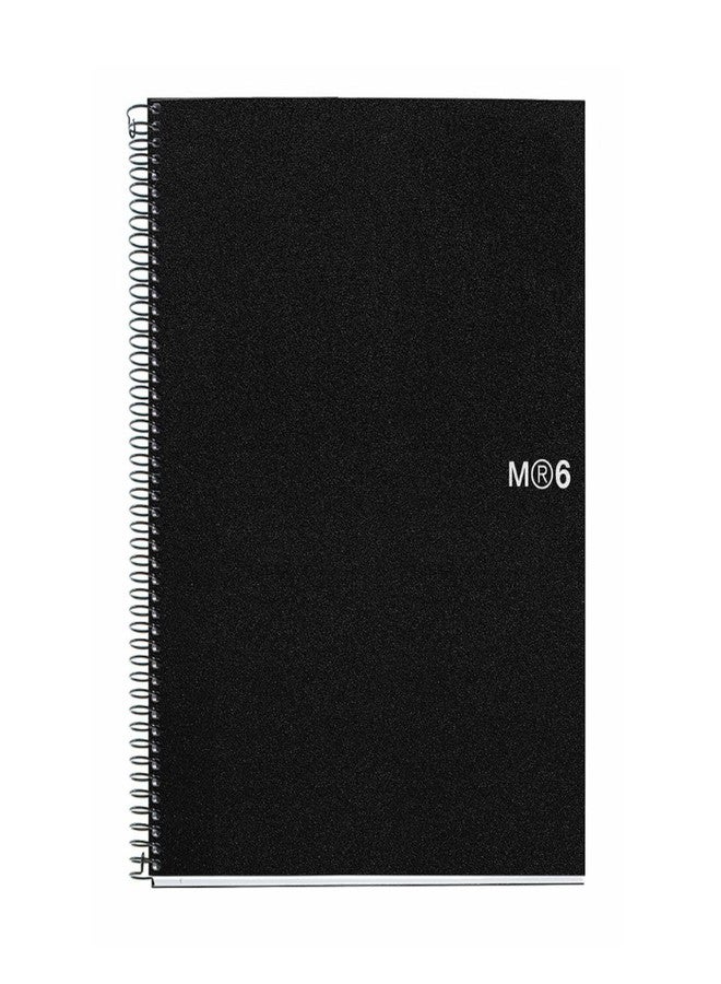 Miquelrius 8.5 x11 Wirebound Notebook, 6-Subject, College Ruled, Black, A4-11.7" x 8.27" (45171) - Image 1