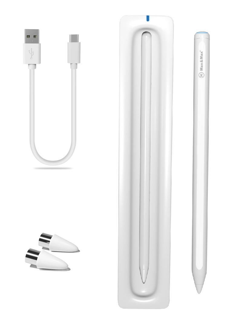 Max & Max Stylus Pen with Palm Rejection & Magnetic Wireless Case – Compatible with Apple iPad 6th–10th Gen, iPad Pro 11''/12.9'', iPad Air 3rd–5th Gen, iPad Mini 5/6 - Image 1