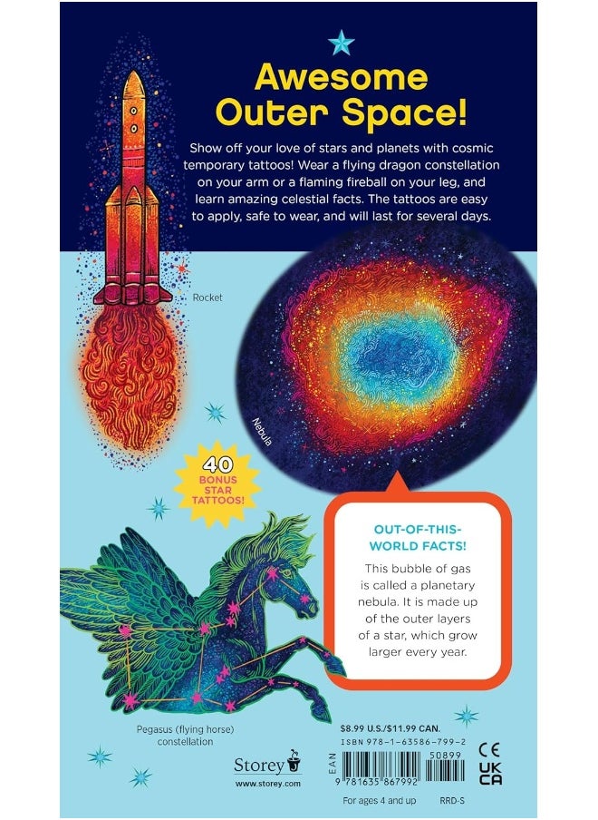 Cool, Cosmic Tattoo Stars and Planets: 50 Temporary Tattoos That Teach  - Image 2