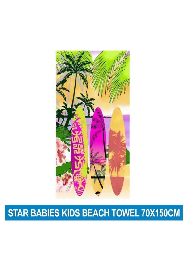 STAR BABiES منشفة شاطئ ستار بيبيز - 70سم × 150سم - متعددة الألوان - Image 2