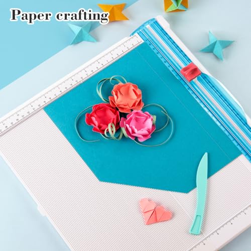 Ecraft 12 x 12inch Paper Trimmer Cutter Score Board, Scoring Tool with Paper Folding, for Making Scrapbooking, Cards, Envelope, Coupons and Photo - Image 3