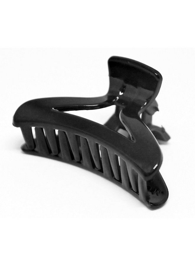 FOK All Hair Purpose Medium Size Stylish Hair Clutchers/Claws For Girls & Women (Black) 7 Pcs - Image 5