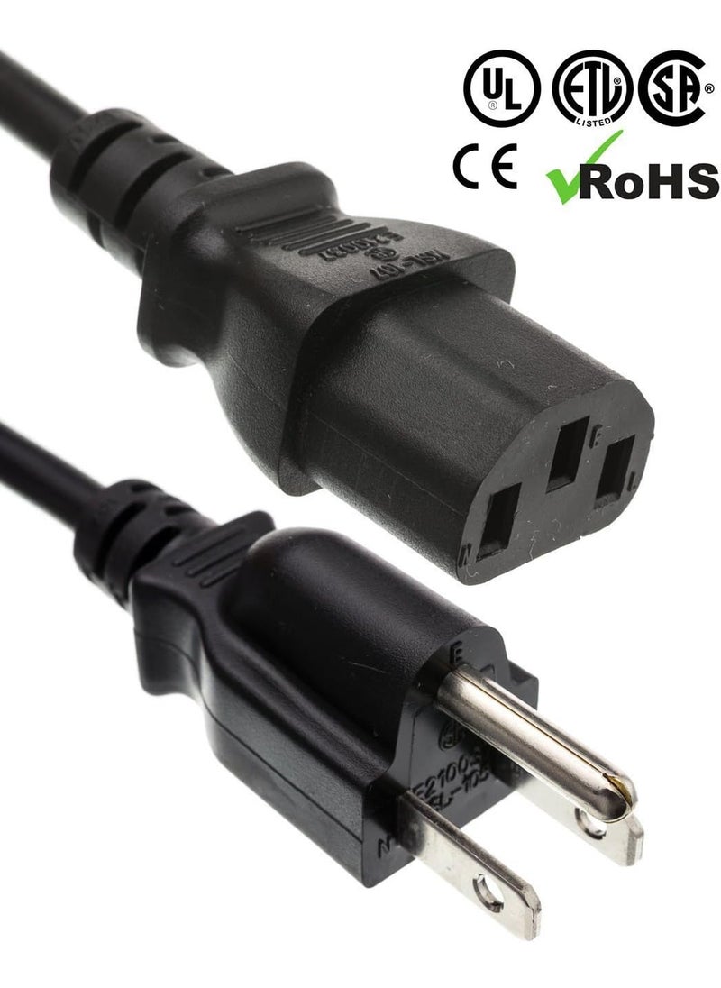 iMBAPrice Amamax 15 Feet Extra Long AC Power Cord Cable for VIZIO TV with Life Time Warranty UL Listed  - Image 2