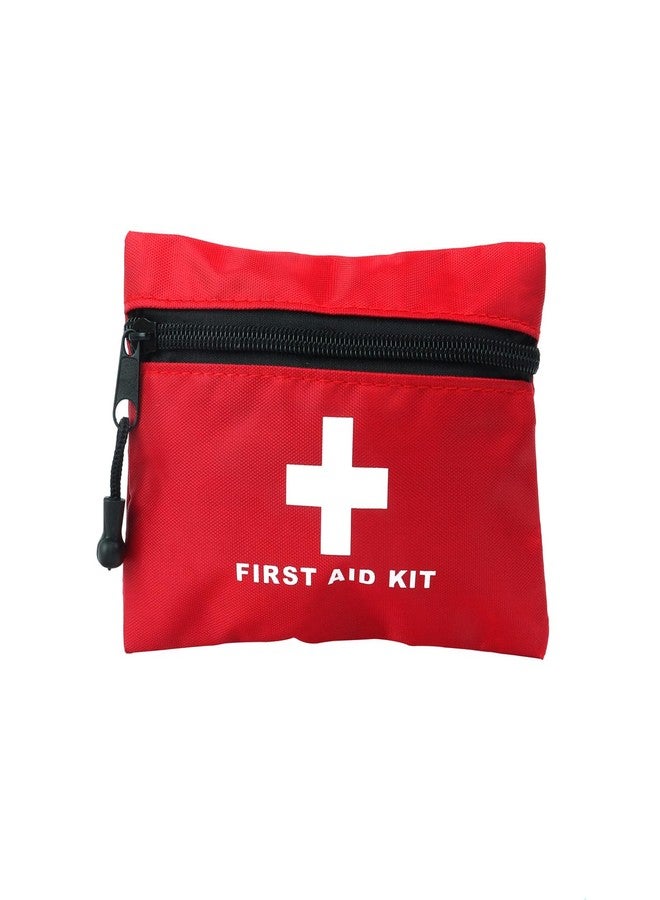 PAXLAMB Red First Aid Bag Small First Aid Kit Empty Medical Storage Bag for First Aid Kits Pack Emergency Hiking Backpacking Camping Cycling Travel Car (Red 7.9x5.5 1PC) - Image 3
