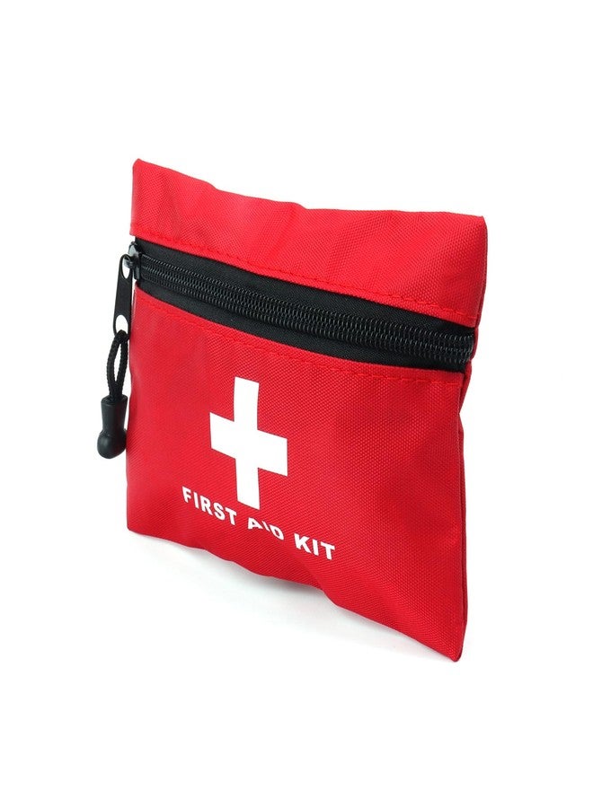 PAXLAMB Red First Aid Bag Small First Aid Kit Empty Medical Storage Bag for First Aid Kits Pack Emergency Hiking Backpacking Camping Cycling Travel Car (Red 7.9x5.5 1PC) - Image 2