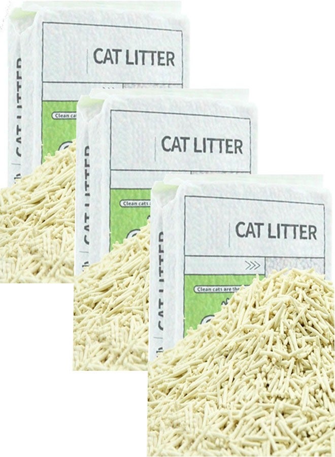 Fresh Pack of 3 Second Generation Pea Cat Litter - Original Flavor  - Image 1