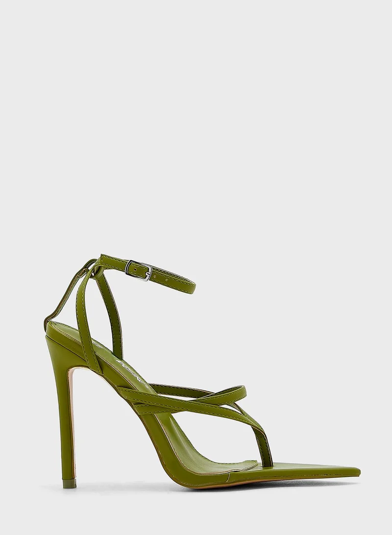 PUBLIC DESIRE Multi Strap High Heel Sandals