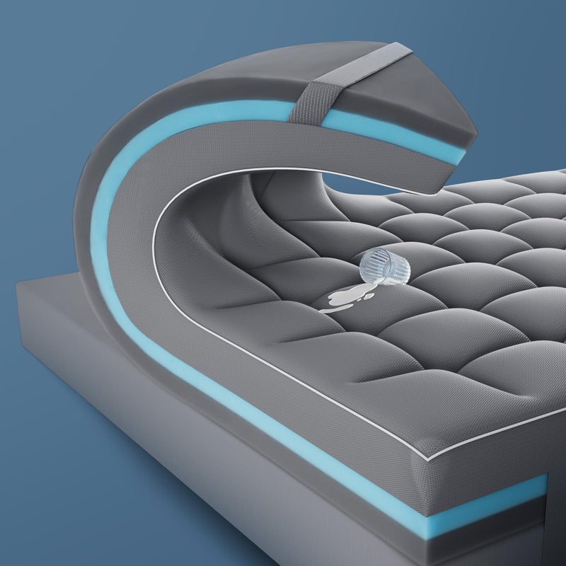 SLEEP ZONE Dual Layer 4 Inch Memory Foam Mattress Topper, 2 inch Cooling Gel Memory Foam Plus 2 inch Waterproof Removable Pillowtop Mattress Pad Cover for Back Pain, Comfort Support (Twin) - Image 1