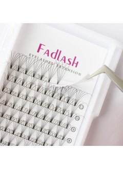 FADLASH Volume Lash Extensions 8-20mm Premade Fans 5D C/D Curl Eyelash Volume Extensions Individual Eyelashes Natural Rapid Cluster Lashes by FADLASH (5D-0.10-D, 17mm) 