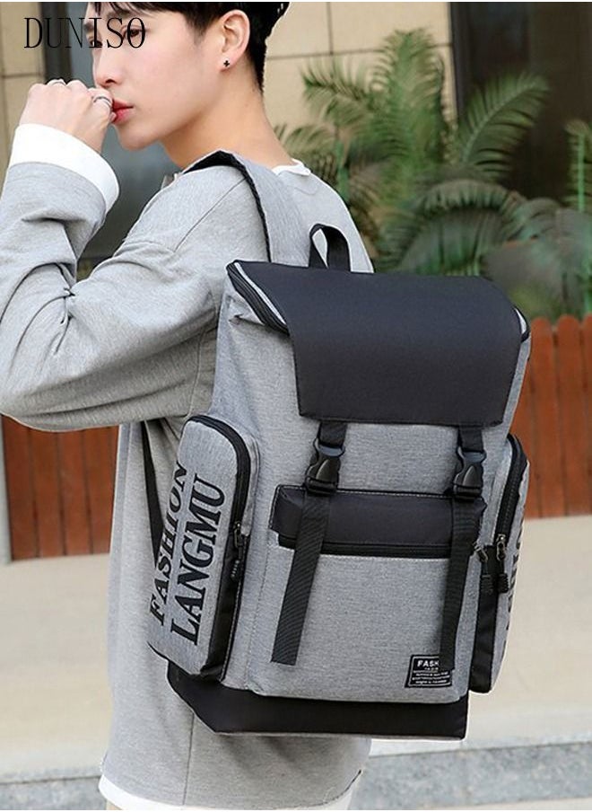 DUNISO - Laptop Backpack Business Durable Laptops Travel Computer Backpack College School Backpack Gym Bag Gifts for Men and Women Fits Notebook - Image 1