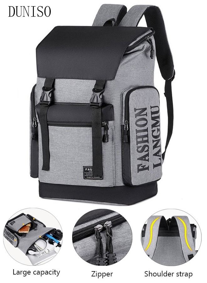 DUNISO - Laptop Backpack Business Durable Laptops Travel Computer Backpack College School Backpack Gym Bag Gifts for Men and Women Fits Notebook - Image 1