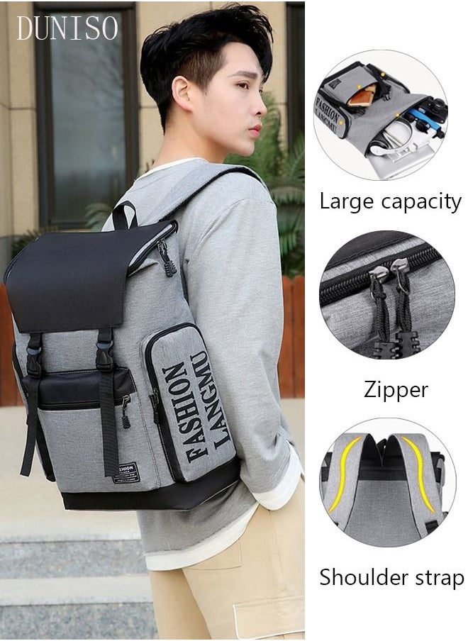 DUNISO - Laptop Backpack Business Durable Laptops Travel Computer Backpack College School Backpack Gym Bag Gifts for Men and Women Fits Notebook - Image 1