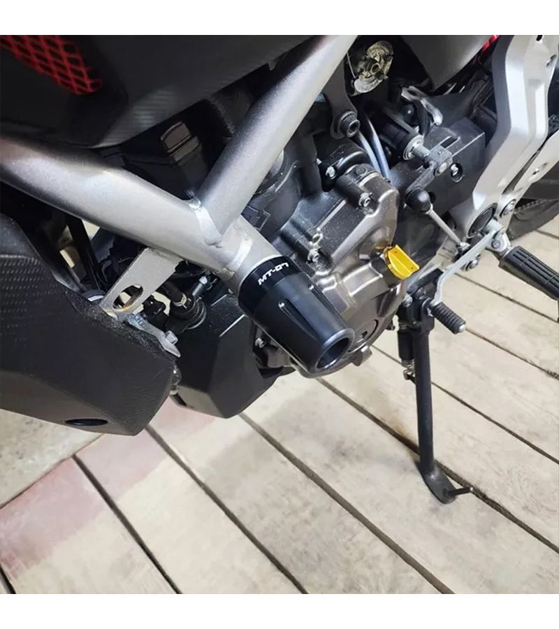 Blue Engine Crash Pad Bobbins Falling Protection For Motorcycle Mt07 Tracer - Image 5