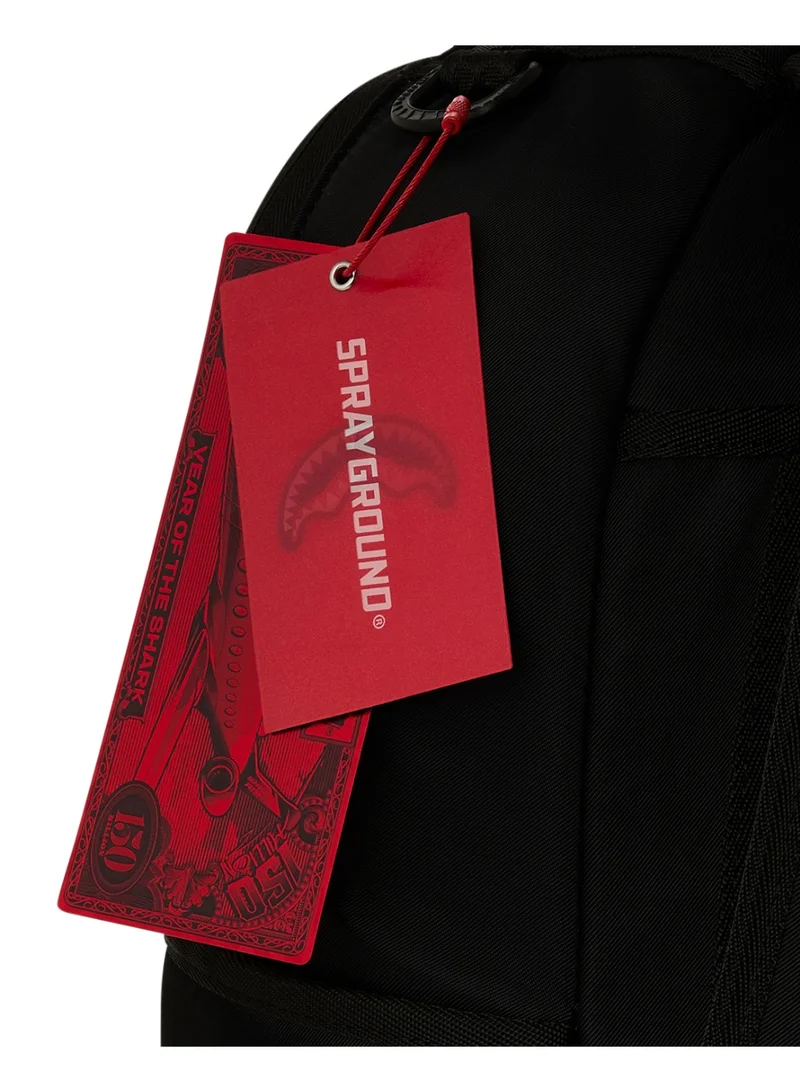 Sprayground  SHARK CENTRAL BLACK AND WHITE DLXS BACKPACK  | Best Price UAE
