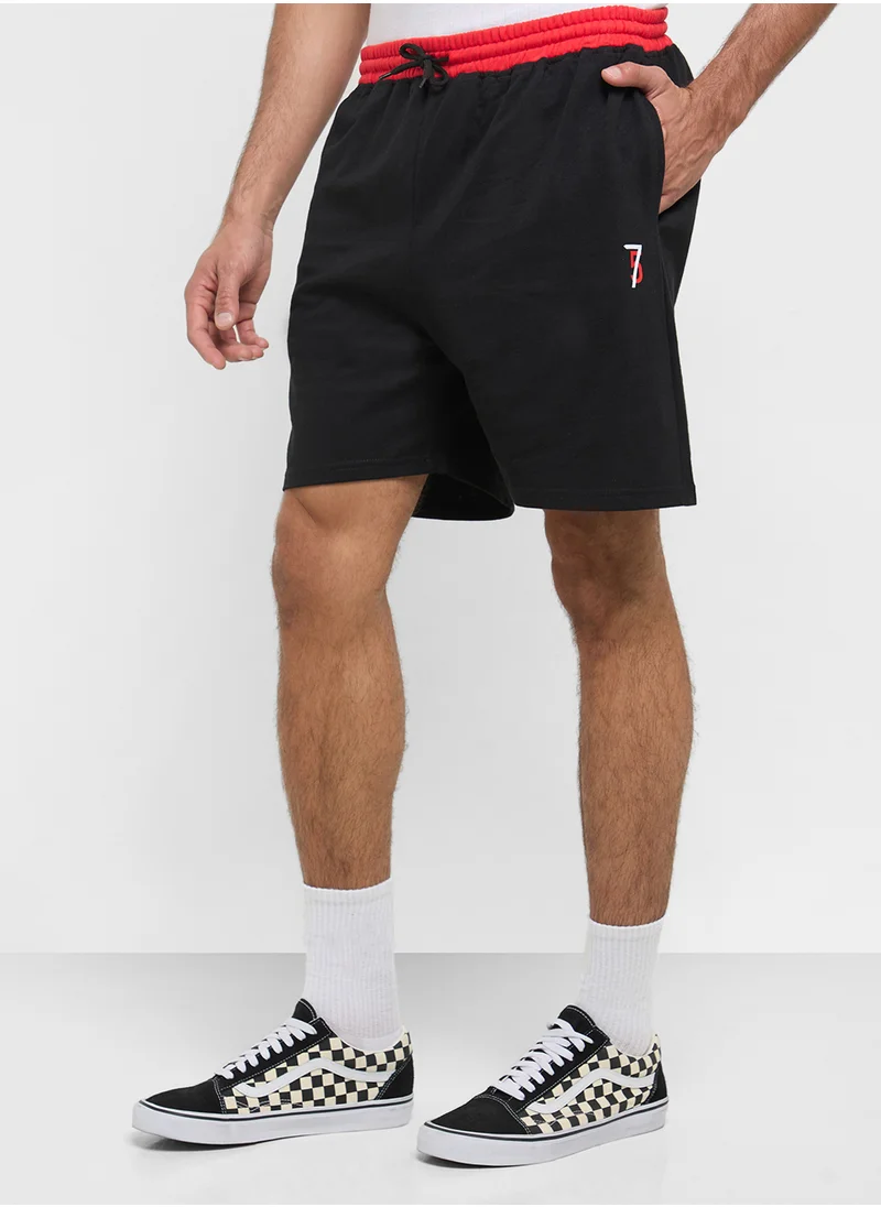 Seventy Five Drawstring Casual Shorts
