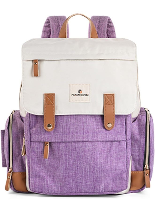 Ramhorn Diaper Bag Multifunction Travel Backpacks for Mom with Insulated Pockets and Laptop Compartment - Image 1