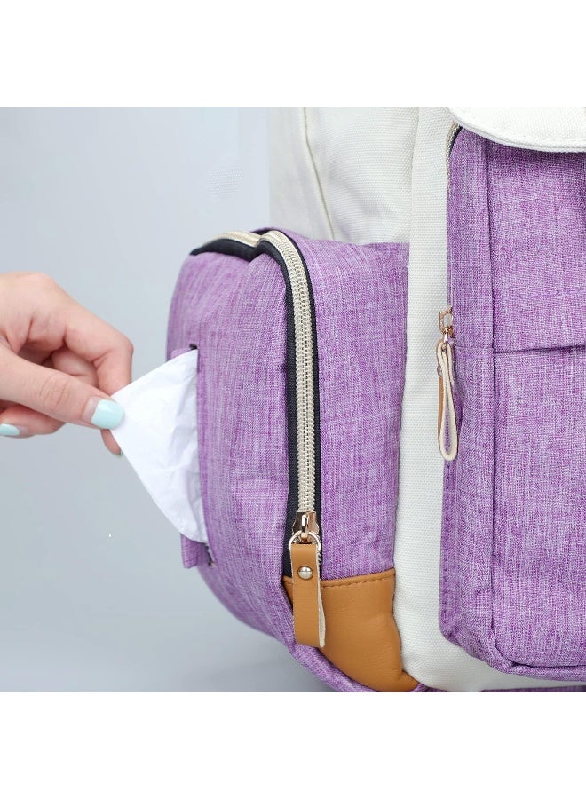 Ramhorn Diaper Bag Multifunction Travel Backpacks for Mom with Insulated Pockets and Laptop Compartment - Image 5