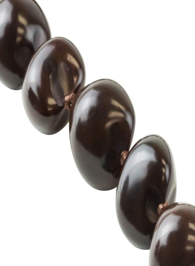 Zero Gravity Hawaii Hawaiian Kukui Nut Brown Shell 32" Graduation Wedding Necklace from Maui, Hawaii - Image 3