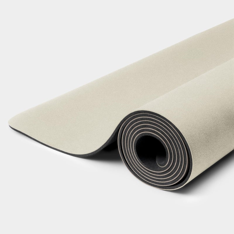 WeGym Yoga Mat, 4mm Cushioned Exercise Mat for Yoga, Pilates, Home Workouts - Anti Slip Polyurethane Yoga Mat, Sandstone - Image 4