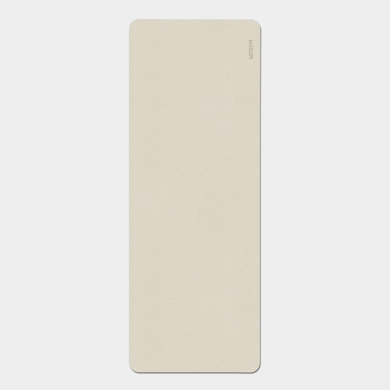 WeGym Yoga Mat, 4mm Cushioned Exercise Mat for Yoga, Pilates, Home Workouts - Anti Slip Polyurethane Yoga Mat, Sandstone - Image 2